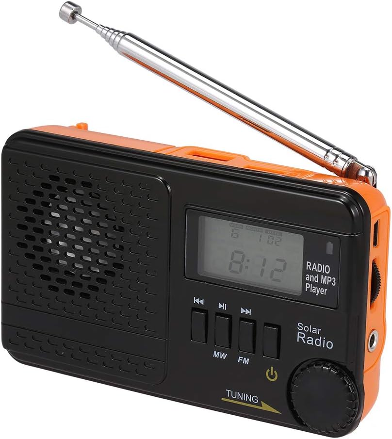 Amazon Co Jp Kkmoon Mw Fmポータブルラジオ デュアルバンド デジタルラジオレシーバー デジタルクロックラジオ Mp3プレーヤー スピーカー イヤホン出力 時間表示 伸縮アンテナサ ポーtfカード Uディスク 家電 カメラ