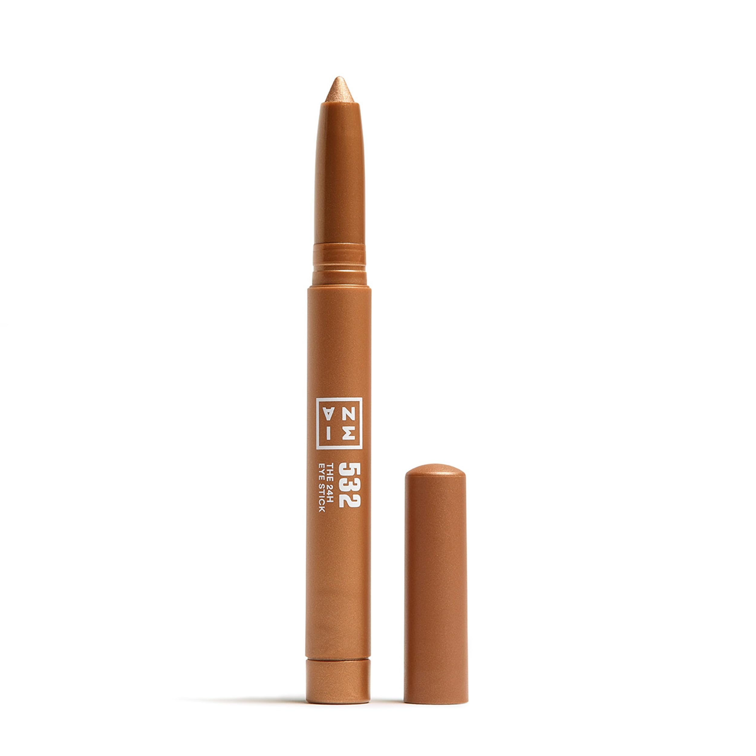 3INA The 24H Eye Stick - Long Wear Eyeshadow Stick - Creamy, Waterproof and Pigmented Eye Shadow - Matte, Sparkly, Metallic Finish - 532-0.049 oz