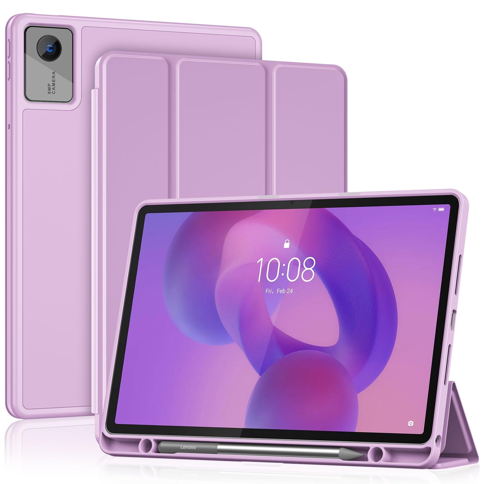 ProCase Funda para Lenovo Idea Tab 11" 2025 TB-336ZU/TB-336FU, Funda Folio con Soporte para Lápiz, Funda Protectora de TPU Suave -Azul Oscuro — view 9