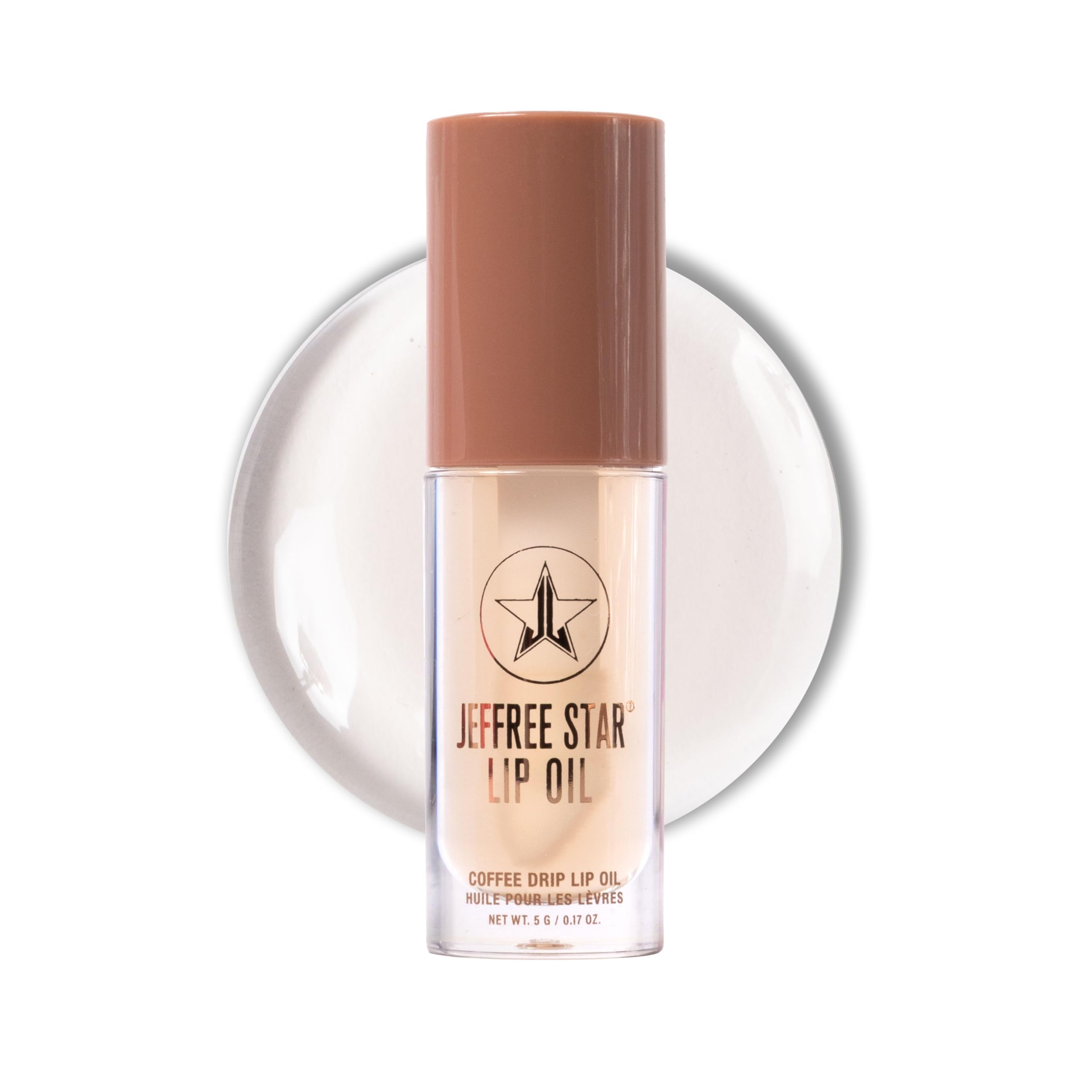 Jeffree Star Cosmetics Lip Oils, 0.17 oz, Moisturizing, Vegan, 5 Colors (Coffee Drip)