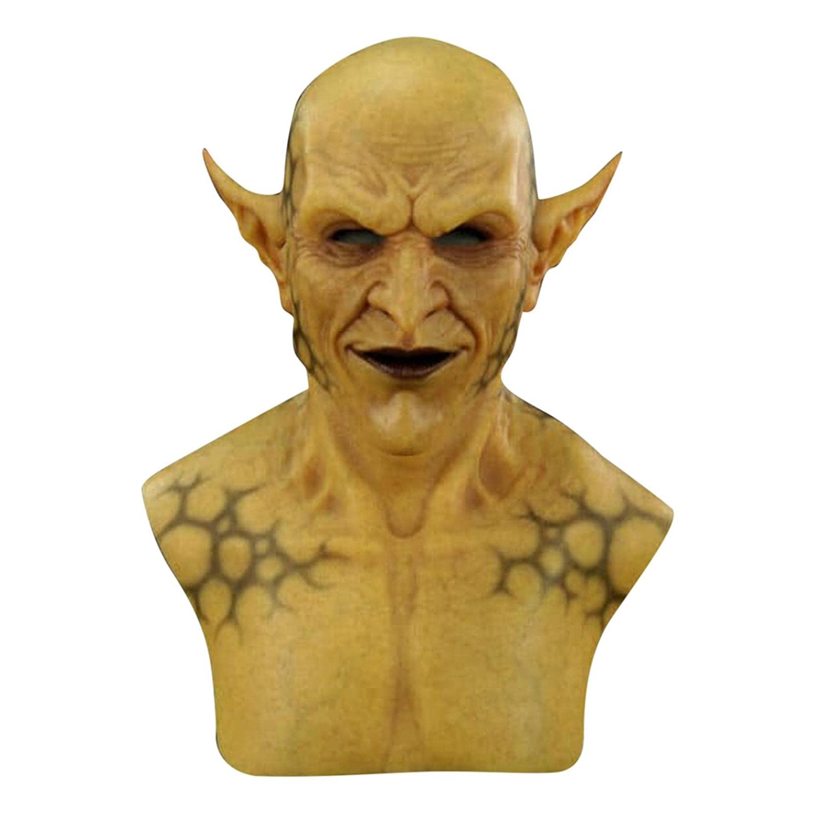 Halloween Scary _Mask,All Saints' Day Bloody Horror Latex _Mask,Super Realistic Creepy 31th of Oct _