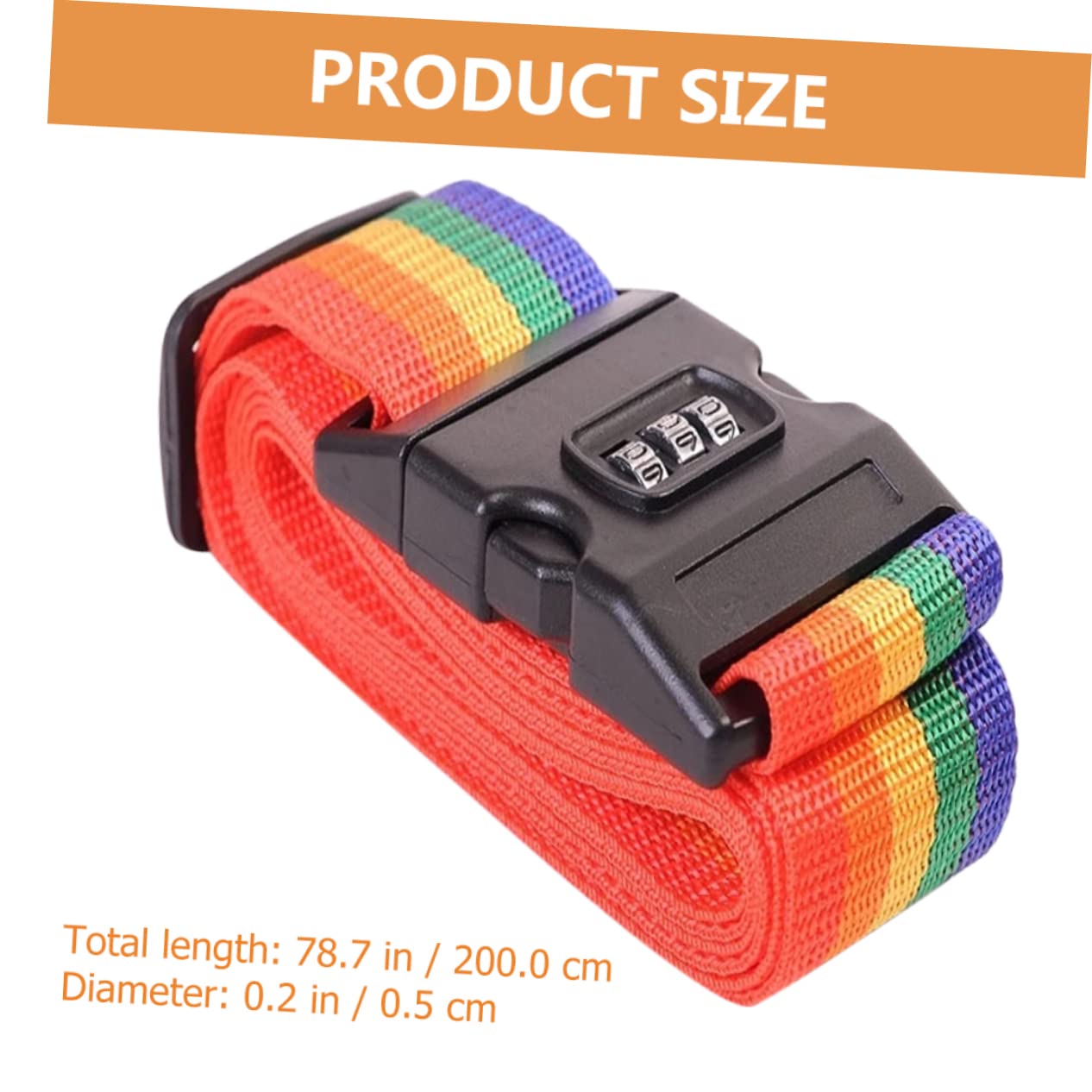 Cinghie Regolabili Per Valigia 3 Pezzi - Fibbia A Sgancio Rapido, Materiale Resistente