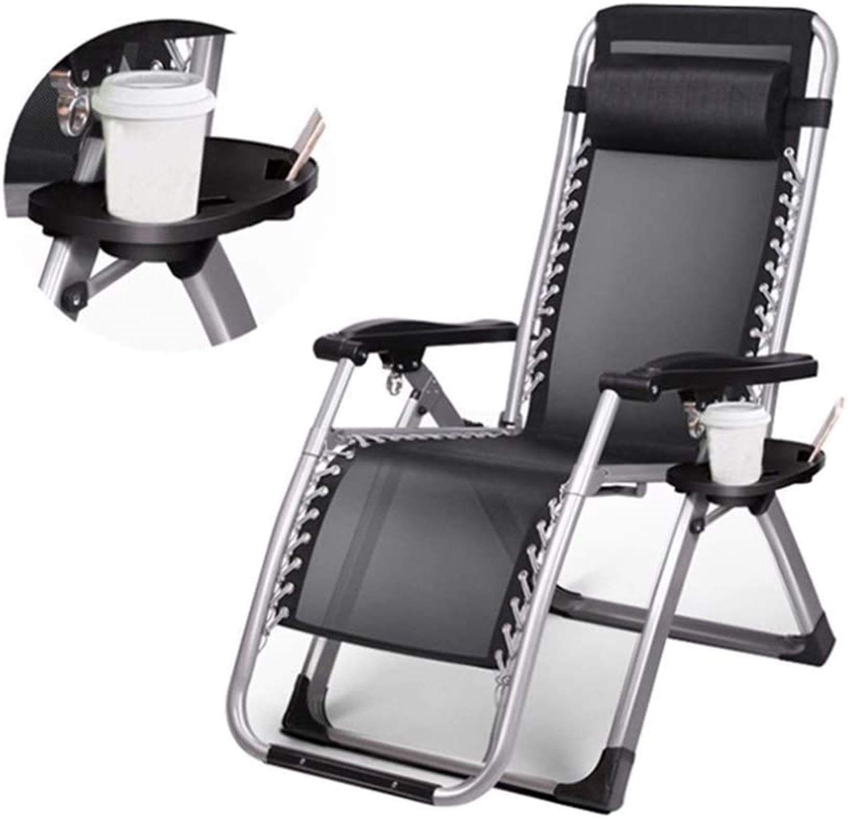 Mobilier d'extérieur inclinable haut de gamme avec chaise longue de terrasse
