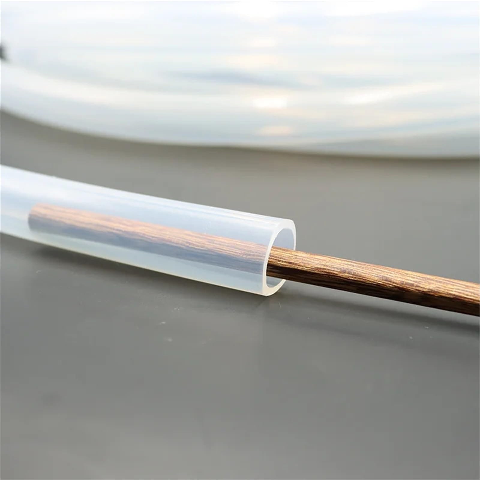 Transparent High Temperature Resistant | Silikonschlauch 2 4 6 7 8 10 12 mm flexible Weichwasser-Aquariumpumpe(5 Meter,D 8mm x OD 12mm)