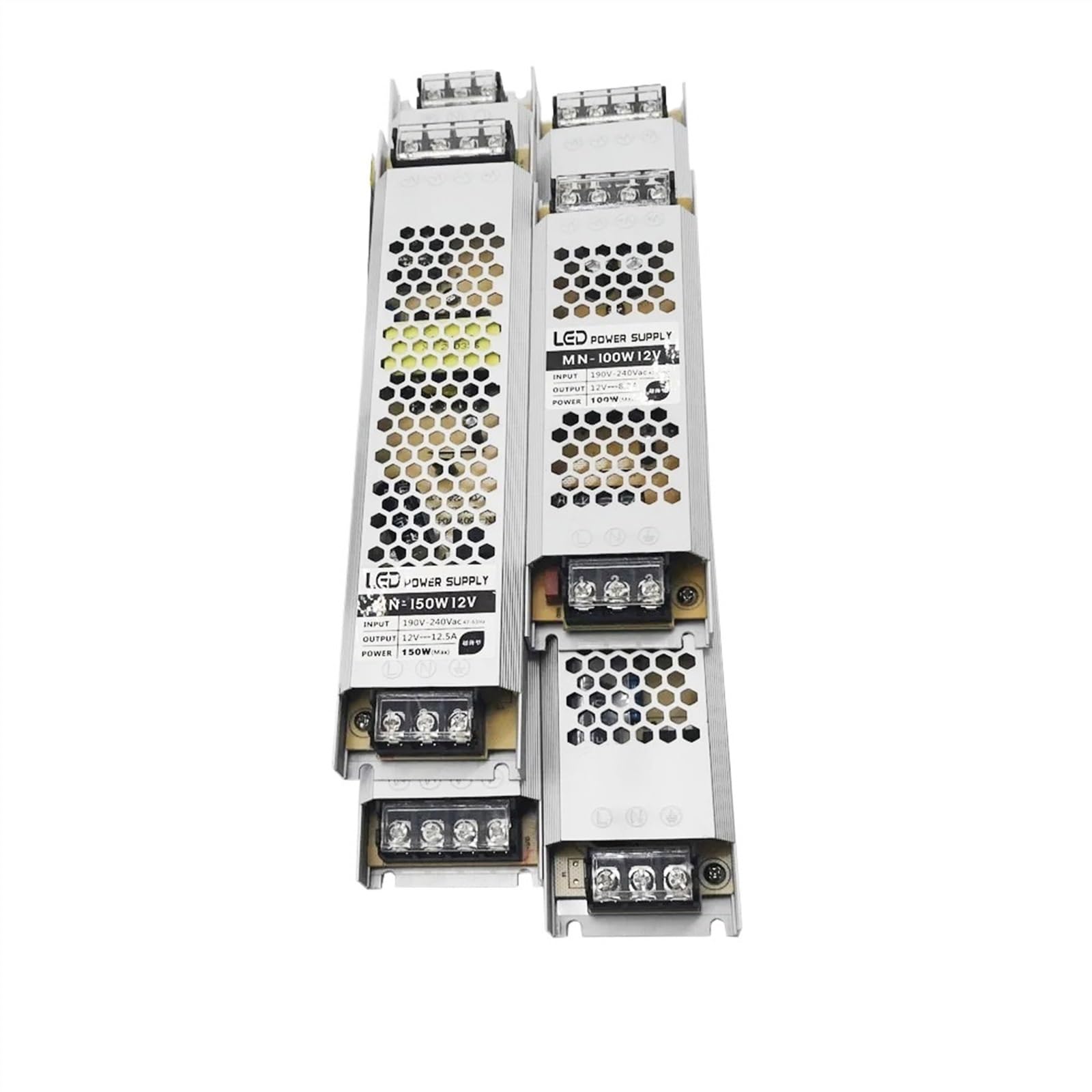 Alimentation LED DC 12V 24V, transformateur d'éclairage 60W 100W 120W 150W 200W 300W 400W, Pilote AC176-240V for Bandes LED(200W,24V)
