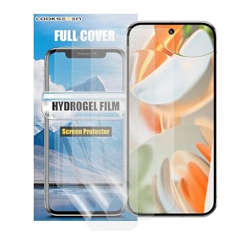 LOOKSEVEN 3 Pack Matte Hydrogel Film Screen Protector Anti-Glare Soft TPU Compatible with Google Pixel 10 Pro XL, High Sensitivity Protective Film (Not Tempered Film) - Google Pixel 10 Pro XL