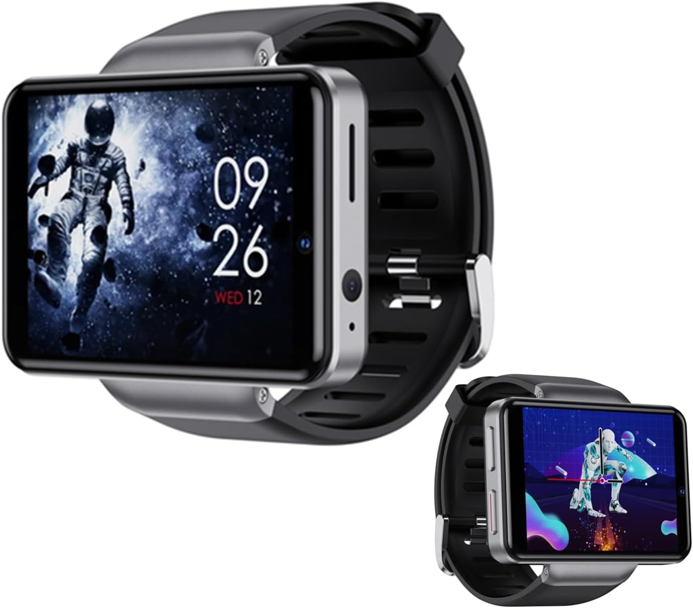 AIEK Montre intelligente 4G, écran HD de 2,64 pouces Android 11 Quad Core 3 Go 32 Go pour AIEK Montre intelligente 4G, écran HD de 2,64 pouces Android 11 Quad Core 3 Go 32 Go pour