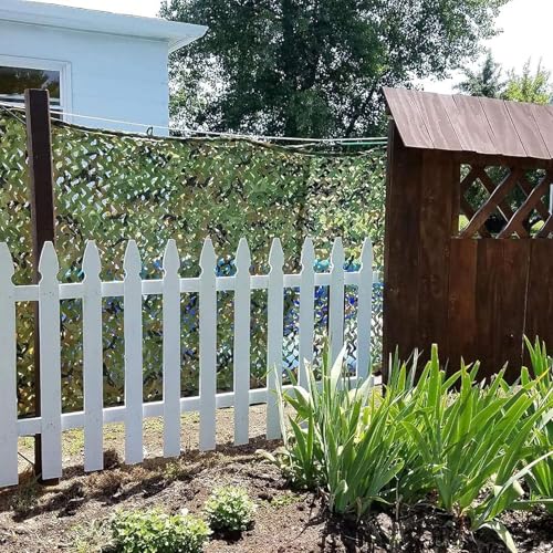 Red de camuflaje y sombra 2x5m para jardín e invernadero 5