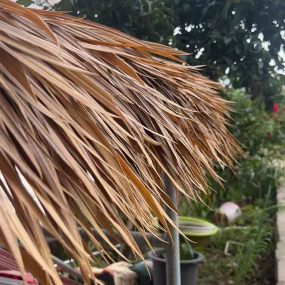 Rollo de paja artificial para decoración al aire libre