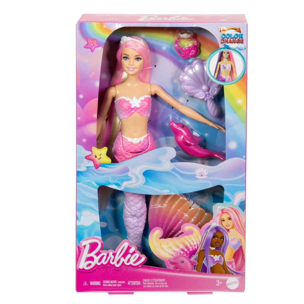 Barbie Mermaid Costume Magic Colors Pink Hair - Mattel - Image 4