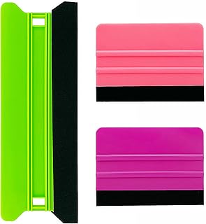 Umaki 8.3inch Large Vinyl Wrapping Felt Squeegee with 4inch Vinyl Squeegee Applicator for Fastly Installing Vehicle Tinting Film Graphic or Wallpaper,3pack