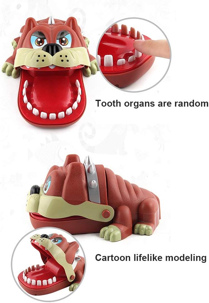Sipobuy Shar Pei Dog Dentist Bite Finger Toy Funny Tricky Toy Tabletop Game Funny Interactive Kids Family Toys Party Favour Birthday - Image 4