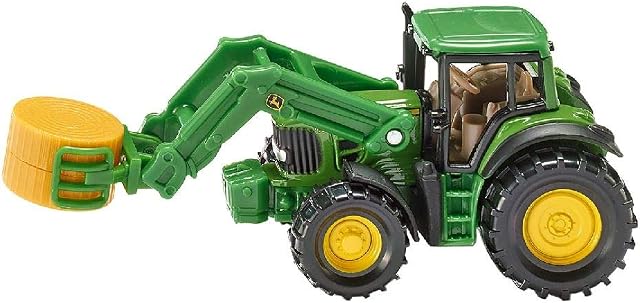 Siku Traktor ze Szczypcami, Zielony, 9.8 x 5.4 x 7.8 cm
