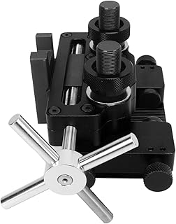 Ferramenta de empurrar para mira, ferramenta removível de remoção de mira de garfo de mira frontal moldura de alumínio resistente para manutenção de rotina (preto)