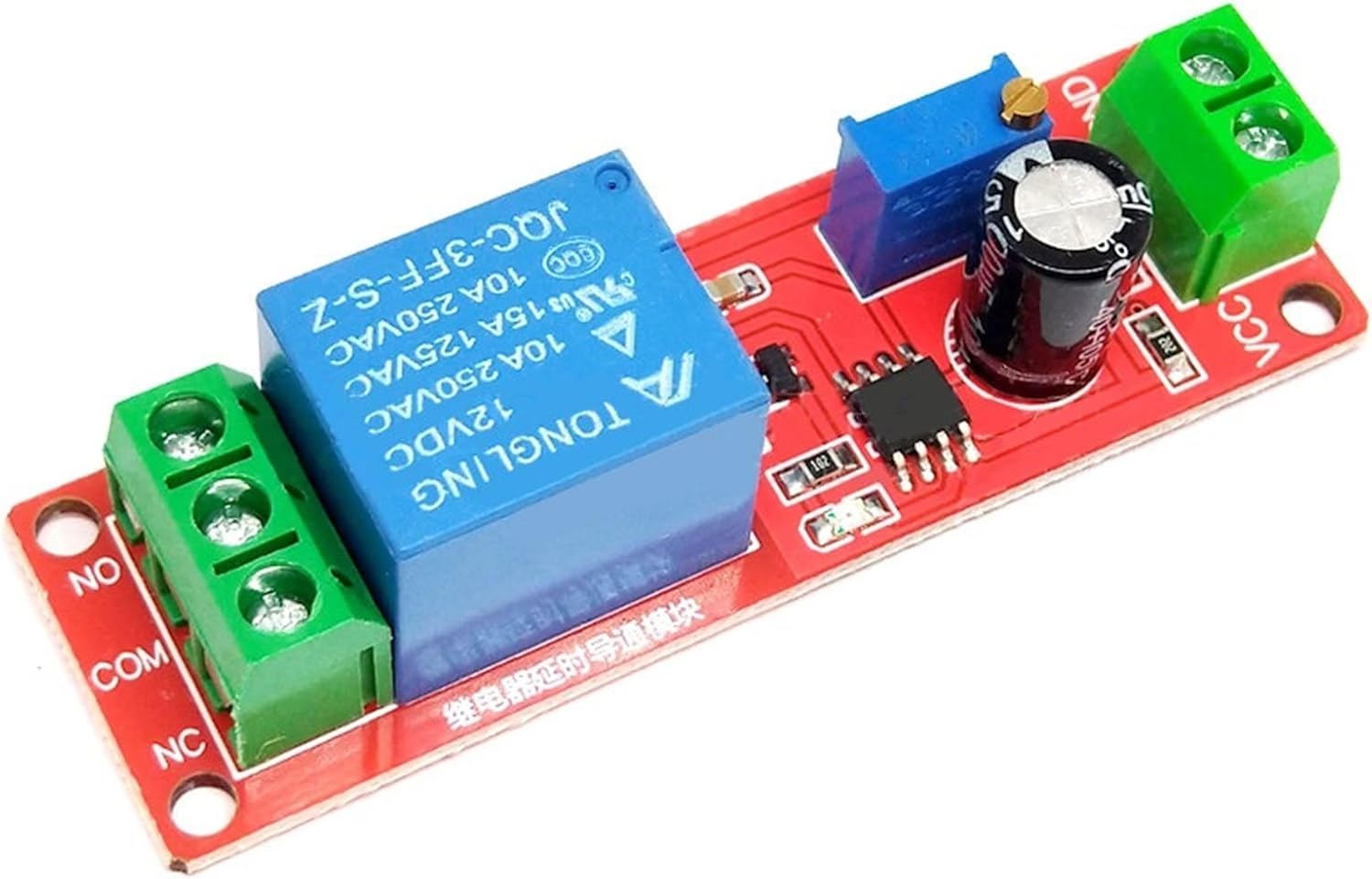 DC 5V 12V Time Delay Relay NE555 Shield Timing Timer Control Switch Car Relays Pulse Generation Duty Cycle(12v)