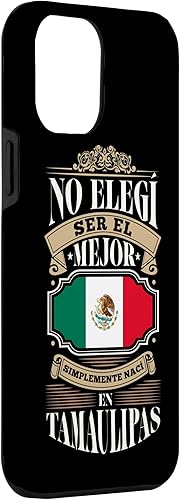 Vista 12 de Funda para iPhone 11 No elegí ser el mejor, simplemente nací en Tamaulipas México