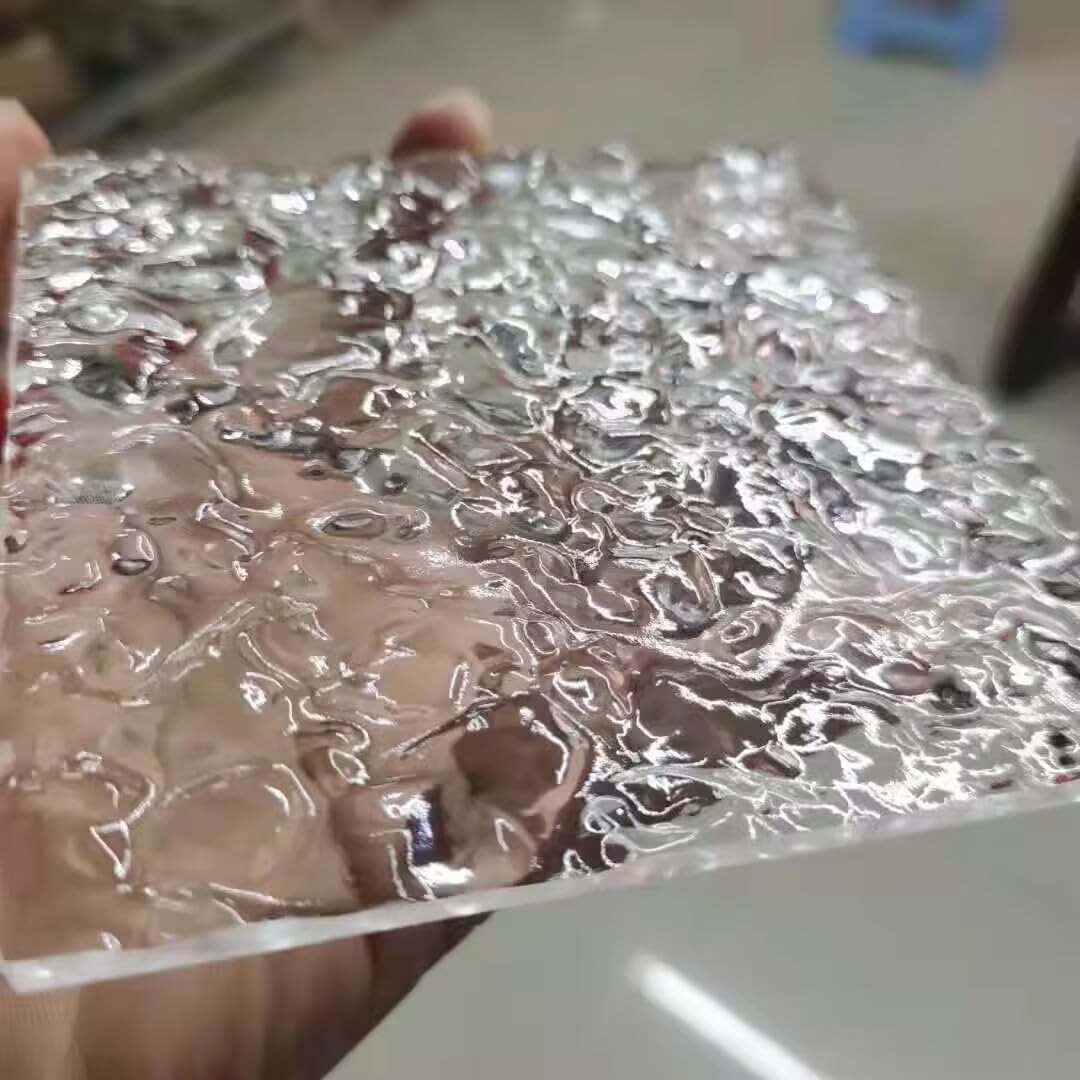Clear Acrylic Sheets Stone Texture 12