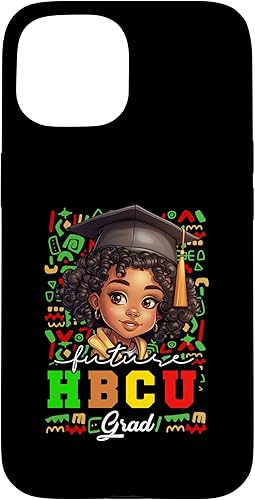 Miniatura 10 de iPhone 14 Plus Future HBCU Grad Black Girl Kids Graduación HBCU College Case