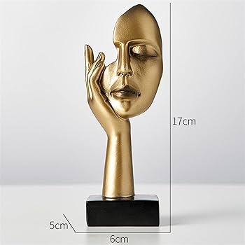 モダン抽象顔形状レジン彫刻 モダン抽象顔形状レジン彫刻