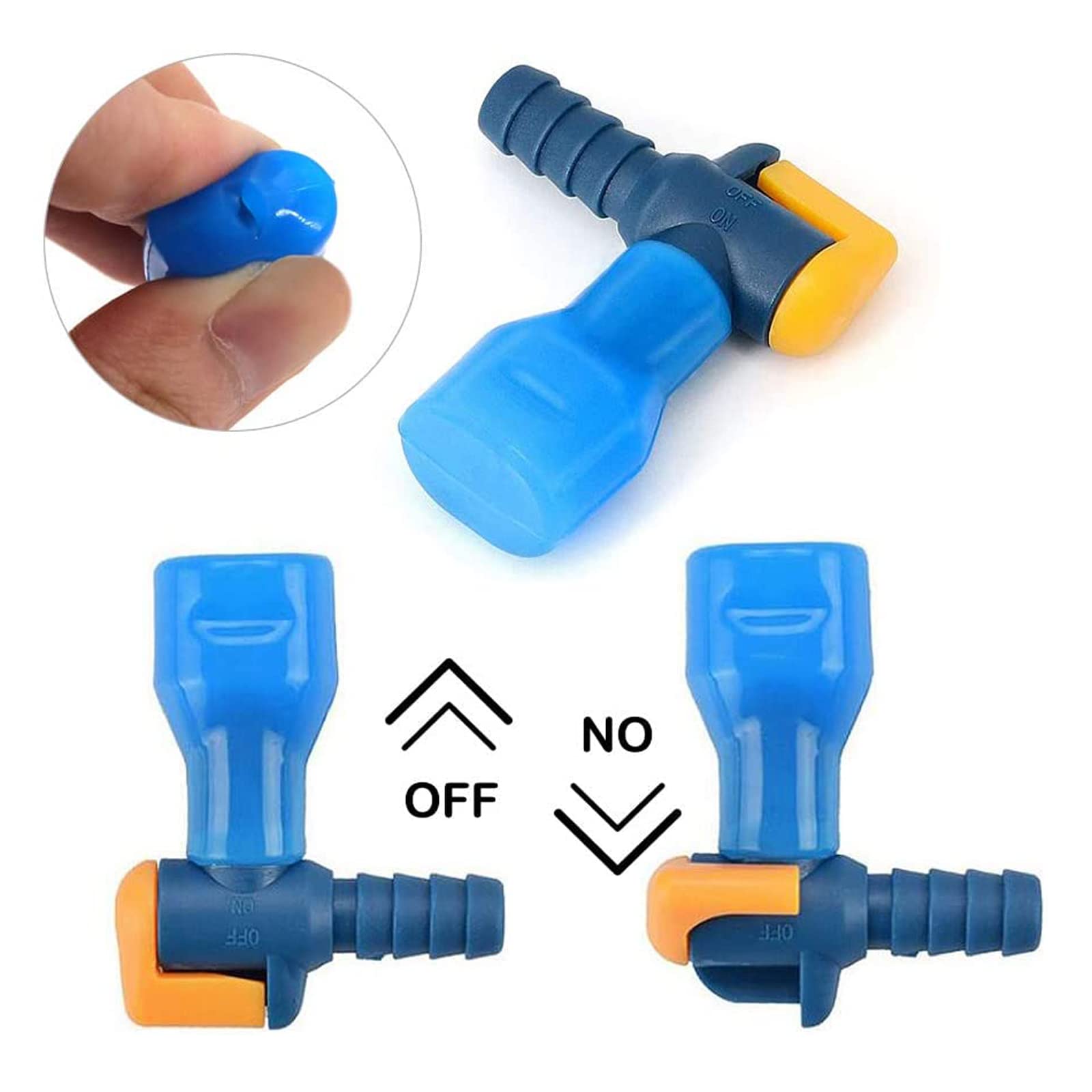 Bite Valve,6 pcs Silicone Eau Vessie Sac Valve,Embout buccal,Silicone Bite Valve,6 pcs Silicone Eau Vessie Sac Valve,Embout buccal,Silicone