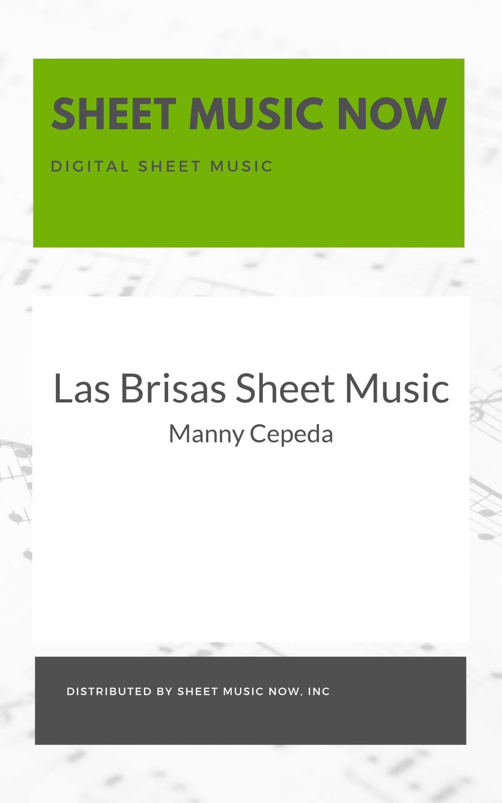 Las Brisas Sheet Music (English Edition)