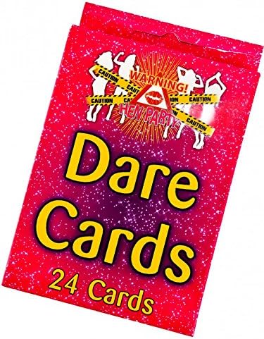 MUQU Hen Party Dare Cards Pack - Girls Night Fun Truth Dare Drinking Game