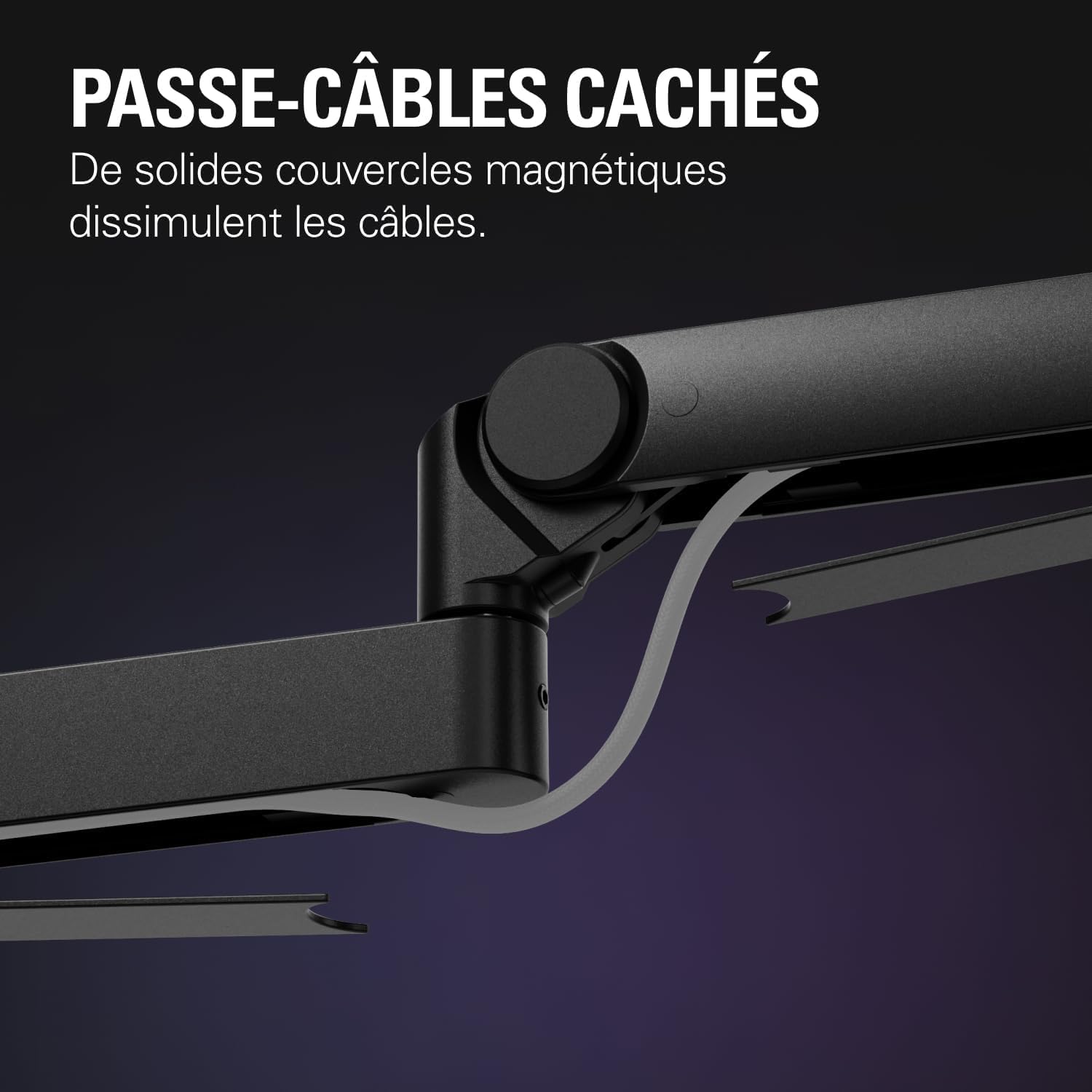 Elgato Wave Mic Arm Pro Bras de Microphone à Profil Bas Rotatif 360° Ressort à Gaz Compatible Shure SM7B HyperX Rode Blue Yeti Diffusion Podcast