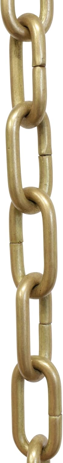 RCH Hardware CH-07-AB Brass Chandelier Chain, Antique Brass (1 Foot)