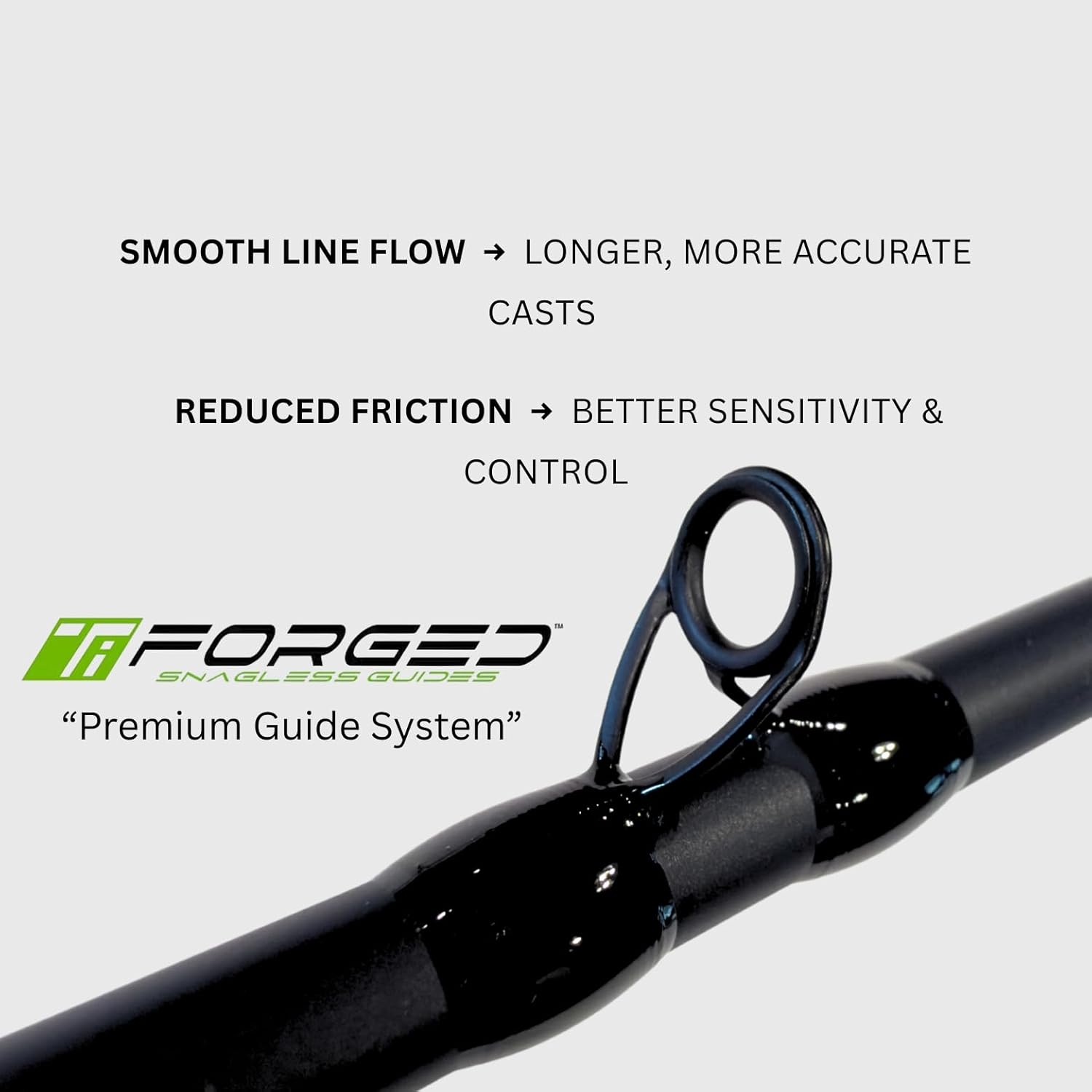 Fitzgerald Vursa Series Baitcasting Rods | High Modulus Graphite | American Tackle TiForged Air Guides | 9 Models | Bass, Walleye & Musky | Freshwater & Inshore