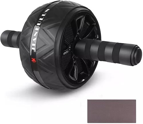 Rueda de rodillo abdominal y rodillera, equipo de entrenamiento de abdominales para entrenamiento de fuerza abdominal y central, ruedas de ejercicio