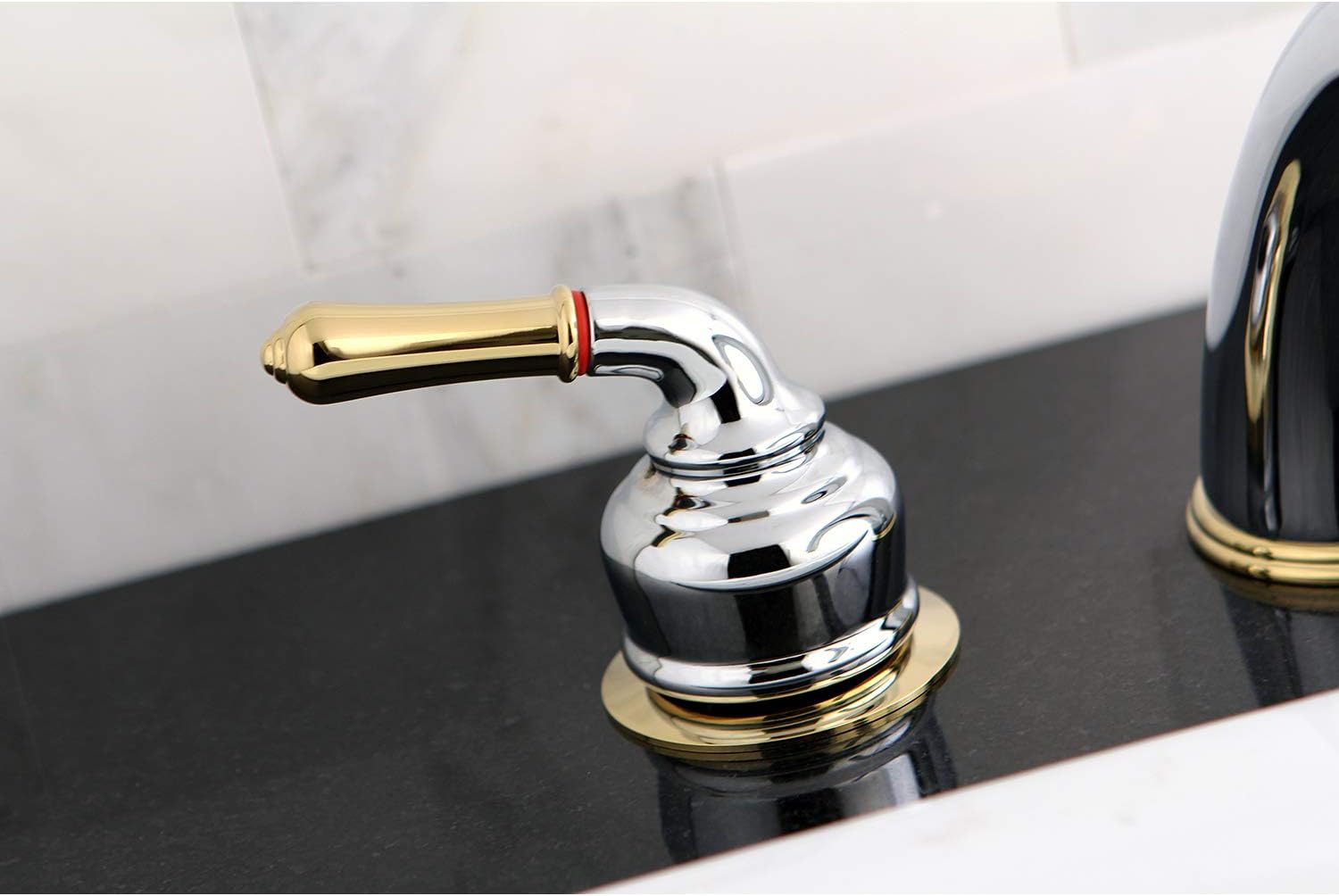 Best Cyber Monday 🔥 Kingston Brass KC364 Magellan Roman Tub Faucet, 8-Inch Adjustable Center, Polished Chrome/Polished Brass One-Day Sale: Up to 50% Off Kingston Brass KC364 Magellan Roman Tub Faucet, 8-Inch Adjustable Center, Polished Chrome/Polished Brass
