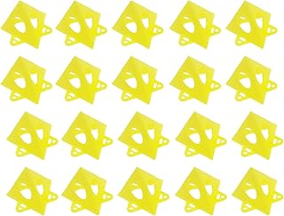 QOTSTEOS Painters Pyramids Yellow Cone Canvas and Cabinet Door Risers, Cone Canvas and Cabinet Door Risers, Cone Risers Support Stands Woodworking Triangular Stands Paint Tool