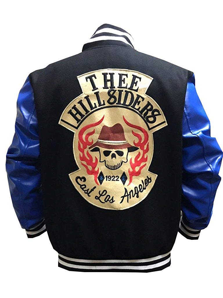 Diablo Suicide Squad Jay Hernandez El Letterman Blue Jacket