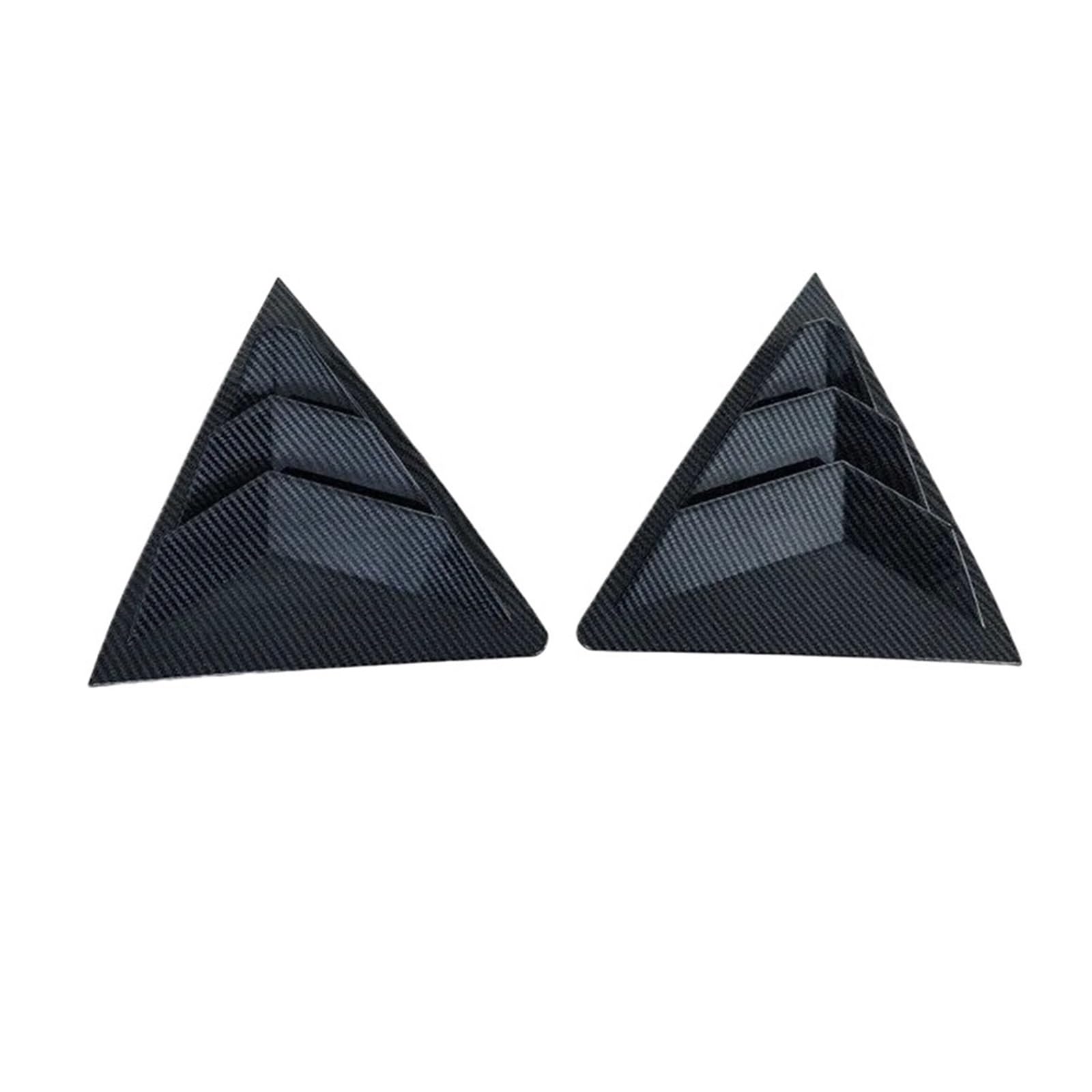 Car Rear Window Louvers Fit for Toyota Corolla 2014 2015 2016 2017 2018 Car Rear Louver Window Side Shutter Cover Trim Sticker Shutter Trim