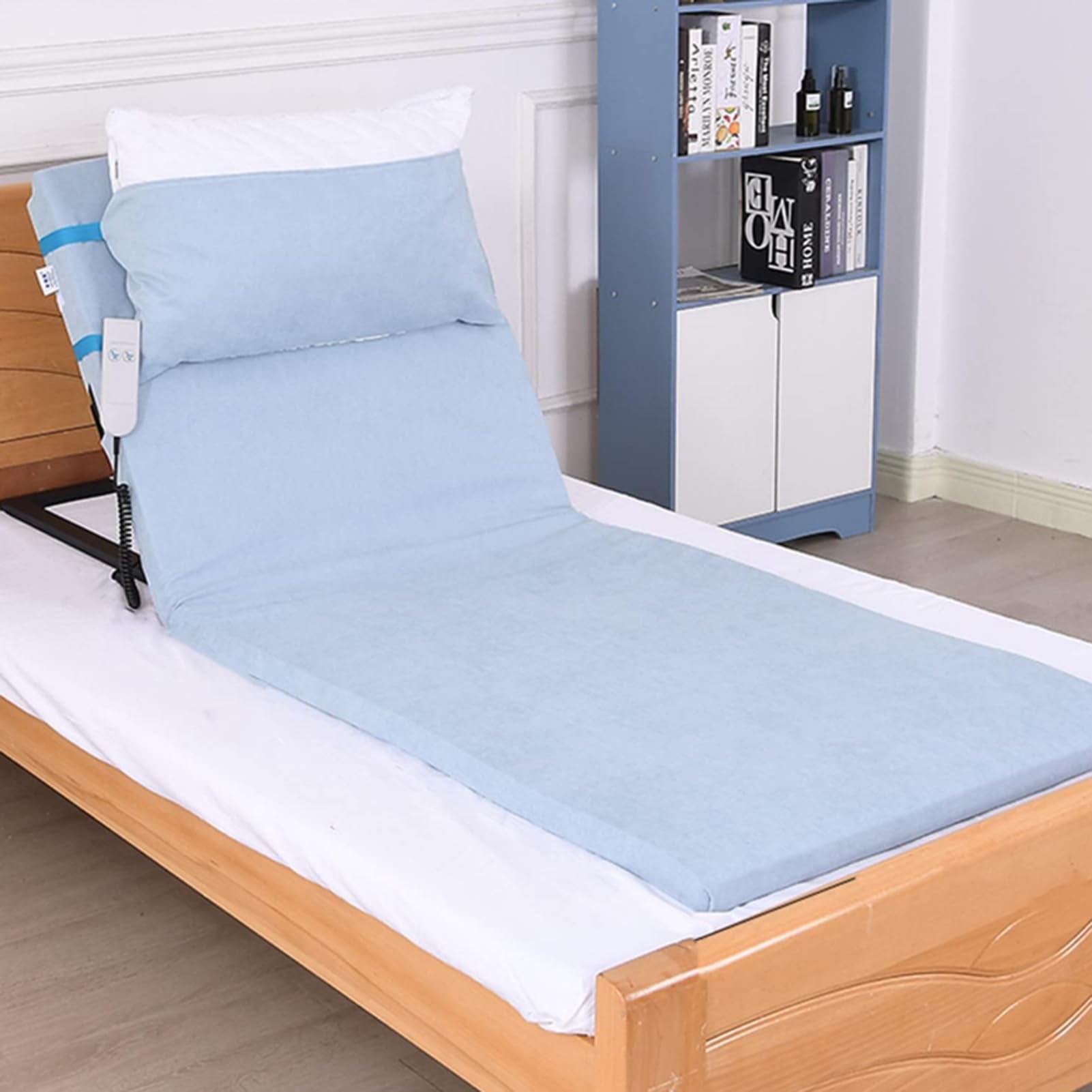 Respaldo de cama eléctrico ajustable para cuello, cabeza y soporte lumbar, colchón de levantamiento de potencia, ayuda para sentarse