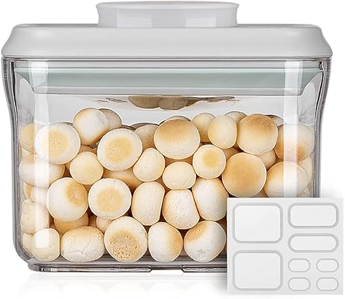 Recipiente hermético de almacenamiento de alimentos - Recipientes transparentes apilables de 12 x 2 27 cuartos Recipiente hermético de almacenamiento de alimentos - Recipientes transparentes apilables de 12 x 2 27 cuartos