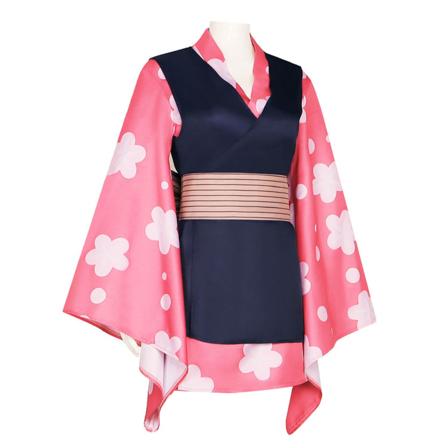 Anime Personaggio Makomo Cosplay Costume Vestito Douma Gioco di Ruolo Uniforme Set Completo Halloween Carnevale Festa Dress Up Suit con Parrucca Maschera per Donne