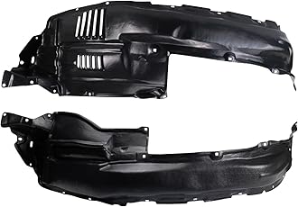 TRQ Front Inner Fender Liner Set Compatible with 2014-2023 Toyota 4Runner TO1248202 TO1249202