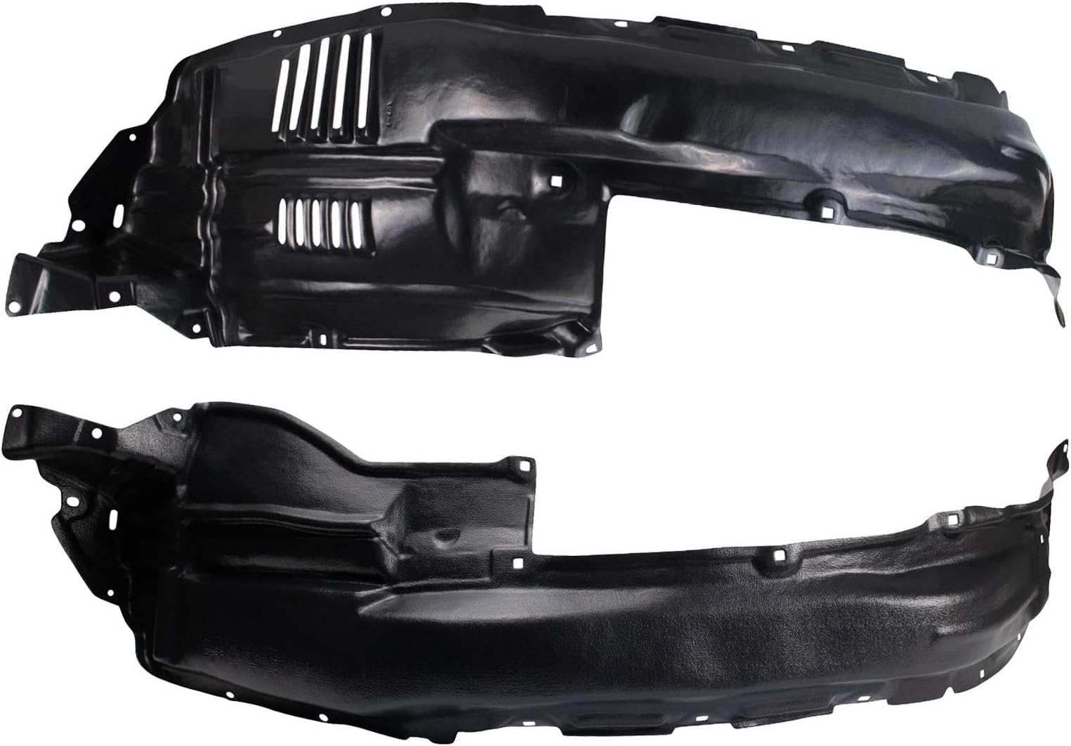 TRQ Front Inner Fender Liner Set Compatible with 2014-2023 Toyota 4Runner TO1248202 TO1249202