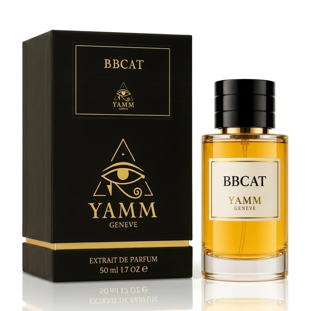 BBCat – Estratto di profumo Vaniglia & Camoscio – 50 ml | Fragranza unisex vanigliata e speziata con pepe rosa, pepe nero, elemi, olibanum, zafferano, camoscio e cedro.