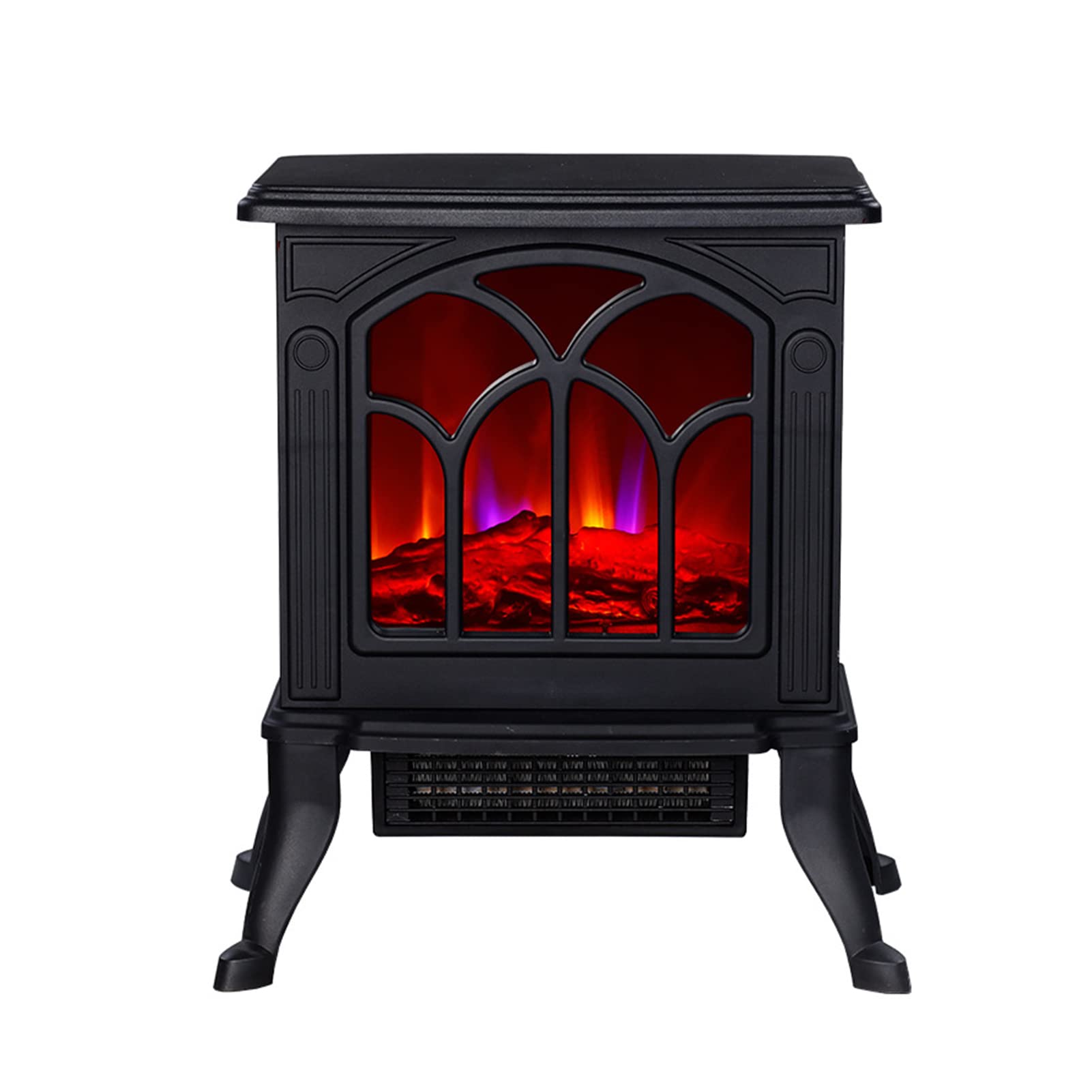 Buy 1500W Free Standing Electric Fireplace Stove, Fireplace Heater With