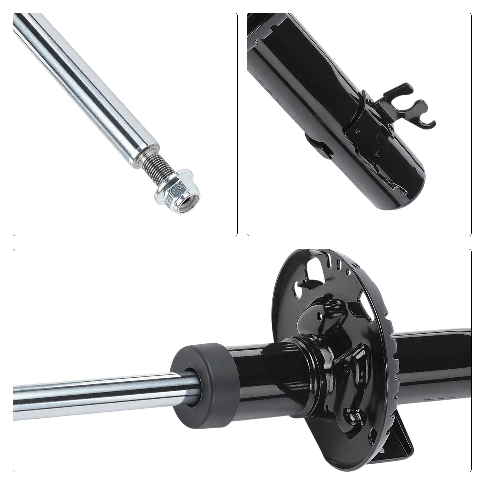 Frankberg 2x Ammortizzatori per sospensioni Ammortizzatori autotelaio Anteriore Compatibile con Polo 6C1 6R1 Ibiza IV 6J5 6P1 Fabia III NJ3 Fabia III Station Wagon NJ5 Ibiza Replace# 339763