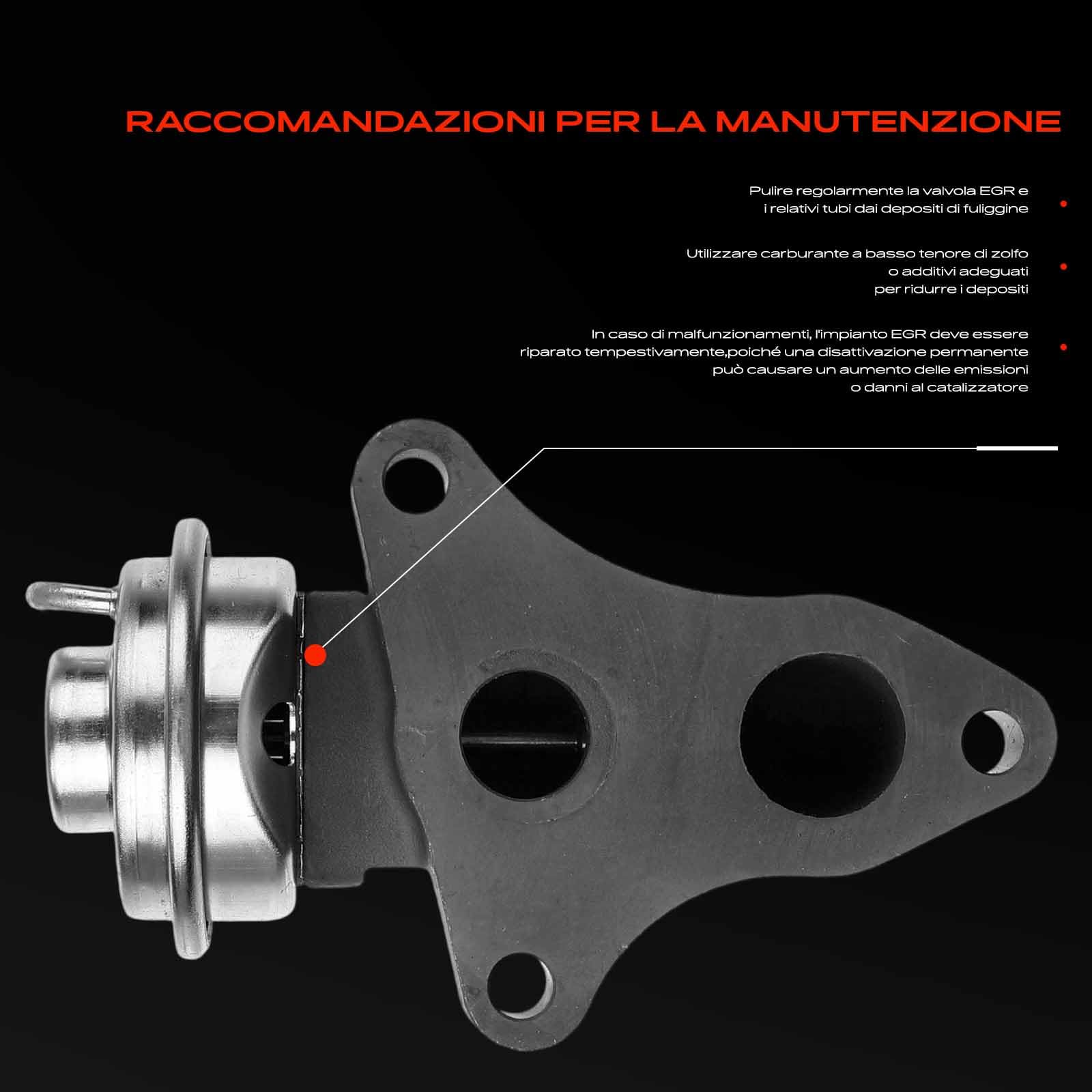 Frankberg Valvola EGR pneumatica 2562033010 | Compatibile con: Verso R2, R.A.V 4 III A3, A.v.e.n.s.i.s Estate T27, A.u.r.i.s E15, A.v.e.n.s.i.s Berlina T27