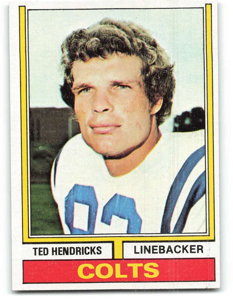 Amazon.com: 1974 Topps #385 Ted Hendricks NM+ Baltimore Colts