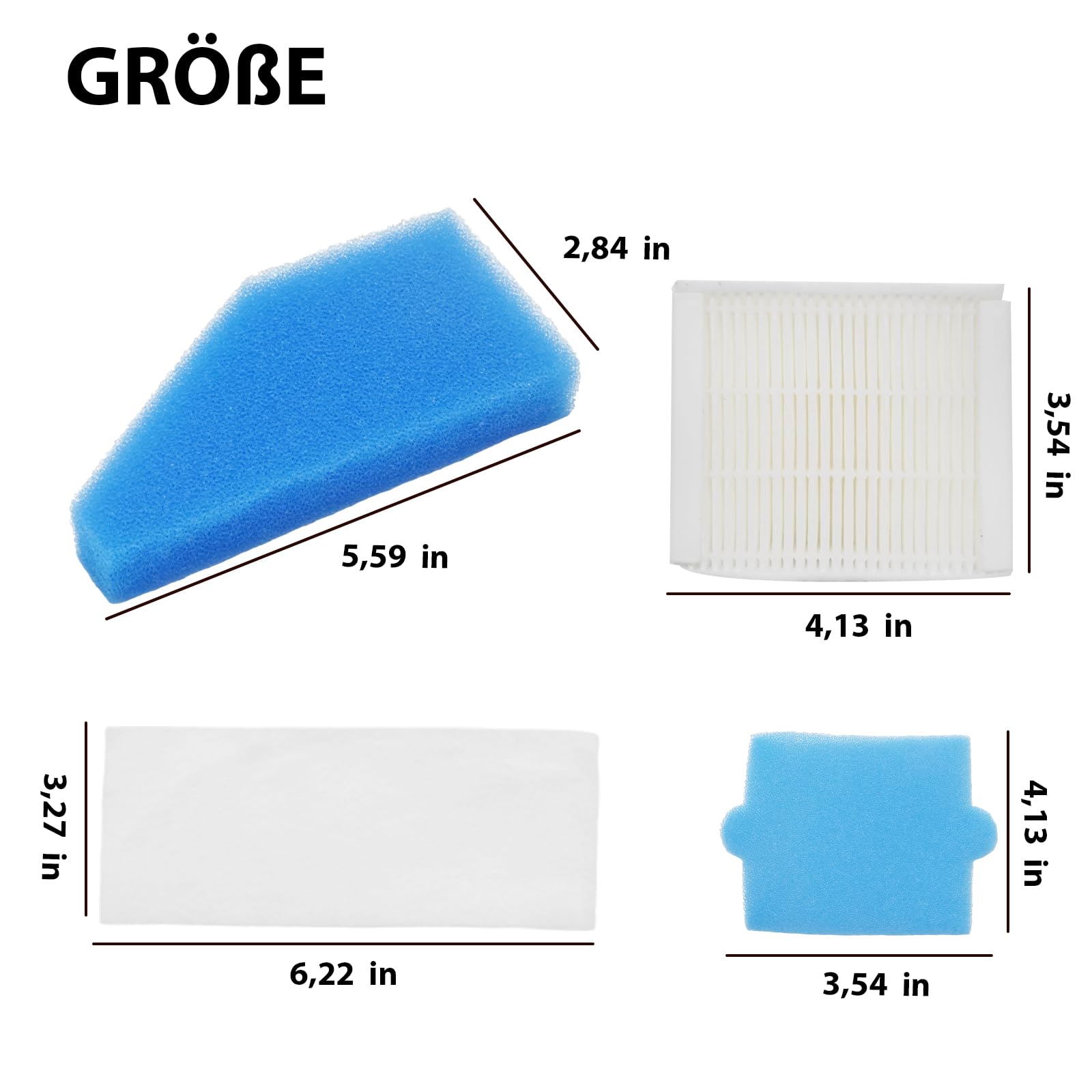 787241 3-częściowy zestaw filtrów, każdy zestaw składa się z pięciu części, zamiennik do zestawu filtrów Thomas 99 Aqua+, antyalergiczny Aqua+