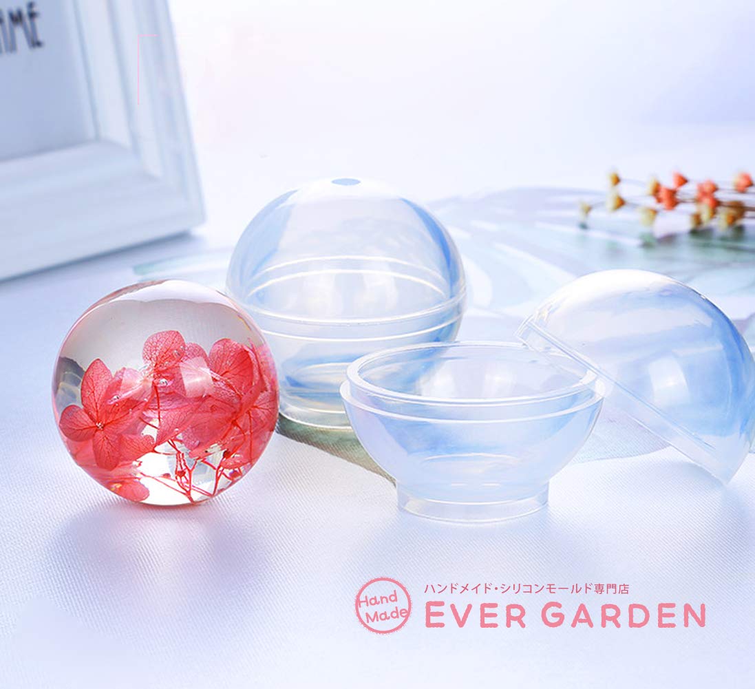 Amazon.co.jp: 【Ever garden】 レジン 球体 ボール 丸 シリコン
