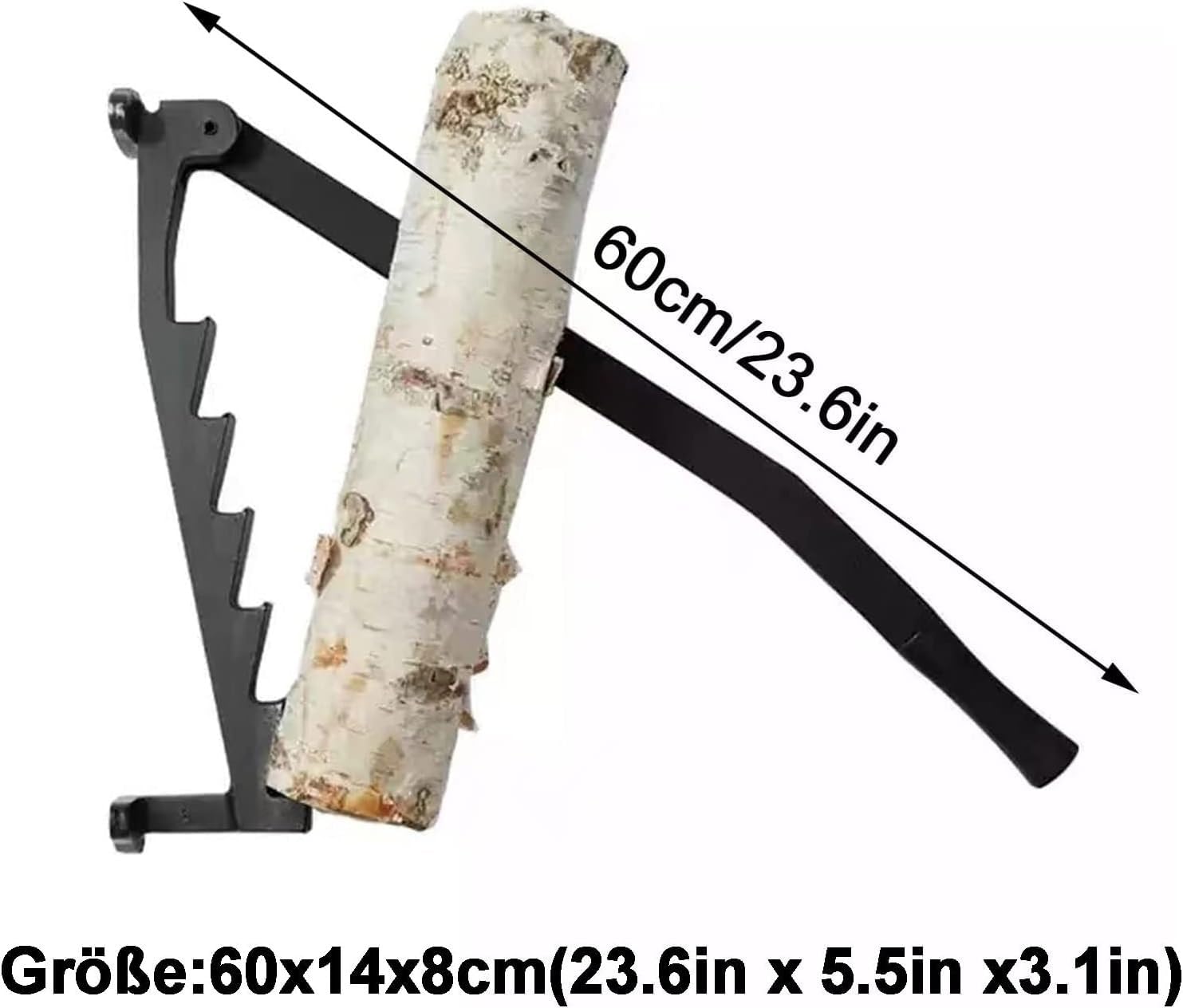 Fendeuse De Bois De Chauffage avec Vis, pour Fendeuse De Bûches Manuelle en Fonte De Bois, Coupe-Bois De Chauffage Robuste À La Main