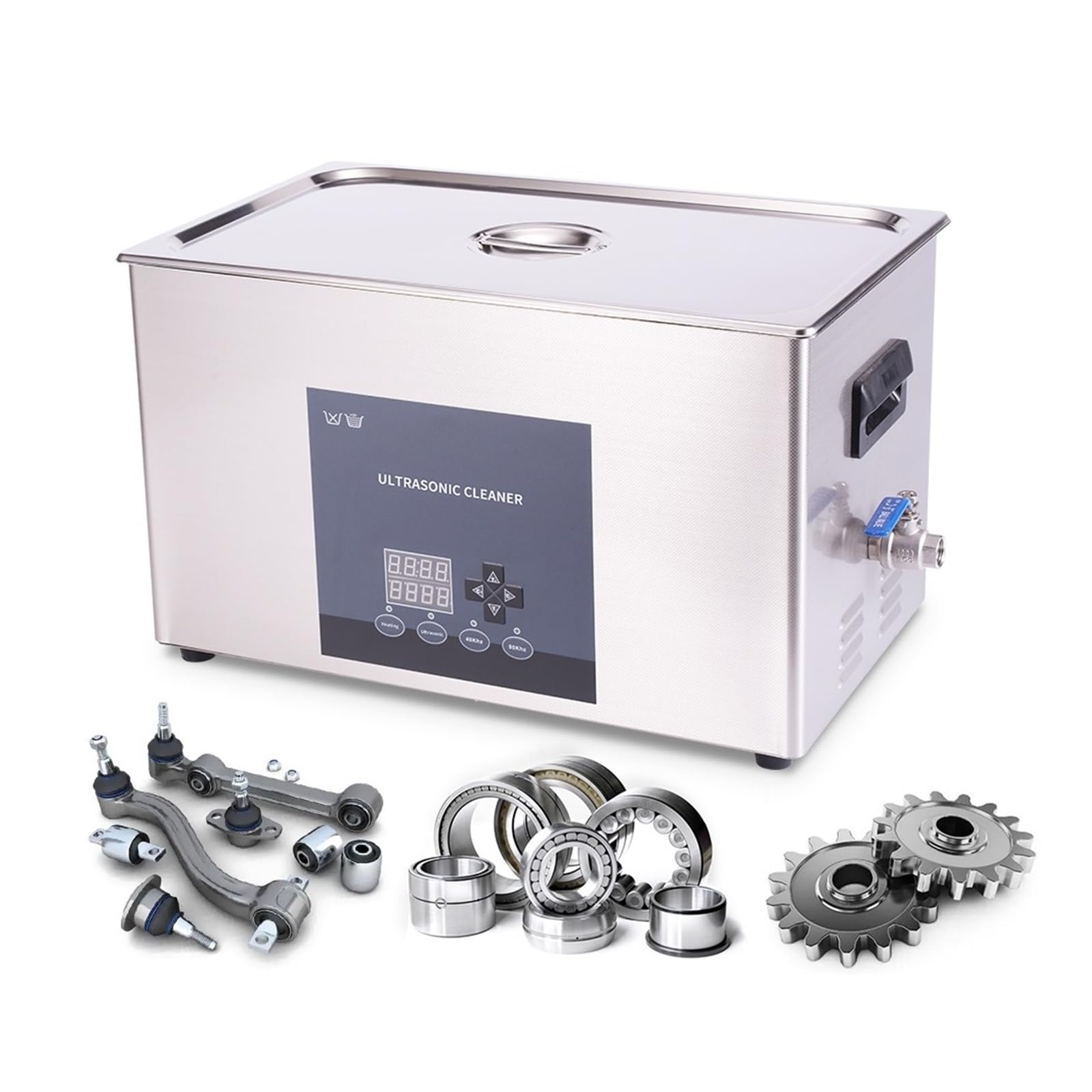MáQuina Limpiadora UltrasóNica Máquina Limpiadora Ultrasónica Industrial De Doble Frecuencia De 22L For Uso En Laboratorio, Piezas De Precisión, Placa Base, Lavado por Ultrasonidos(25kHz 45kHz)
