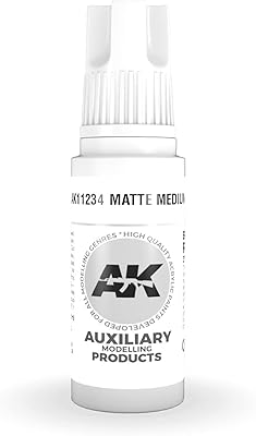 AK-Interactive 3rd Gen Acrylic Matte Medium 17ml 11234 - Model Building Paints and Tools # AK1234
