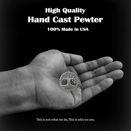 Miniatura 3 de Viking Tree of Life Pin, G120, Celtic, Gothic, Spiritual, Nordic, Norse, Shield, Badge, Pins, Lapel, Brooch, Hat, Backpack, 100+ Gothic Designs